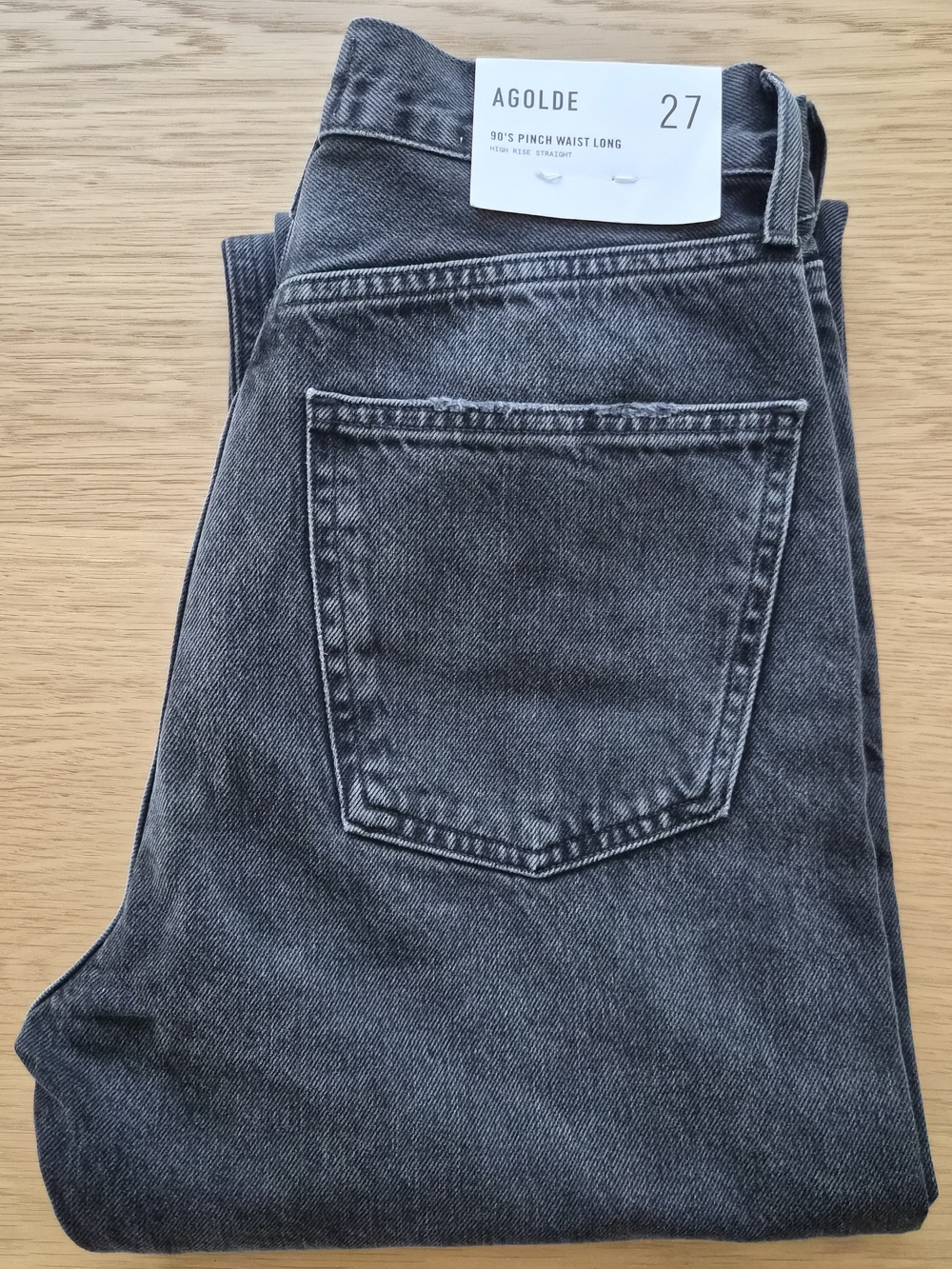 Agolde 90s High Rise Pinch Waist in Hitch Wash